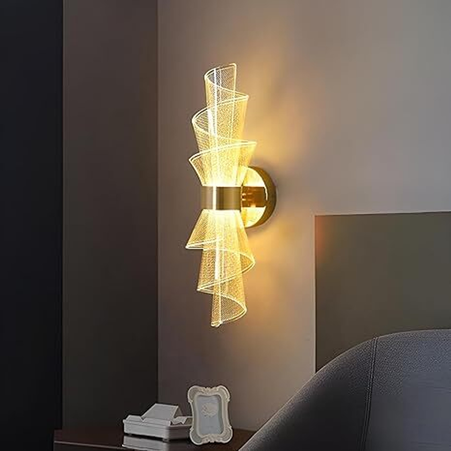 Image of Adwait Swing Arm Wall Light Wall Lamp With Bulb