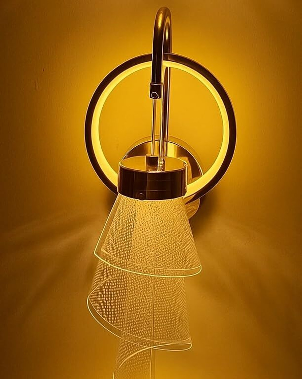 Image of Adwait Swing Arm Wall Light Wall Lamp With Bulb