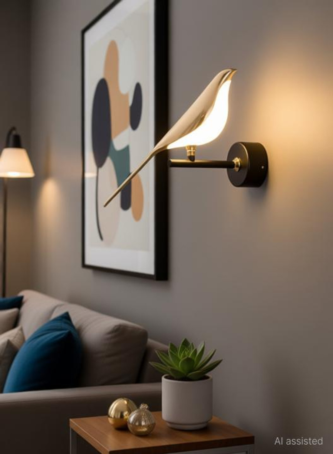 Image of GLIMBIN Wallchiere Wall Lamp With Bulb