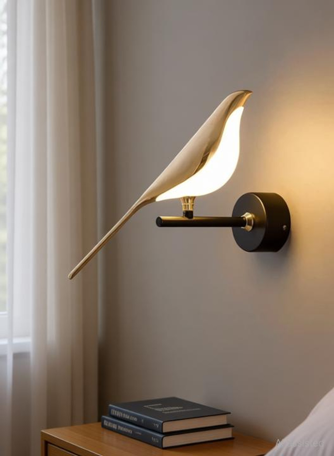 Image of GLIMBIN Wallchiere Wall Lamp With Bulb