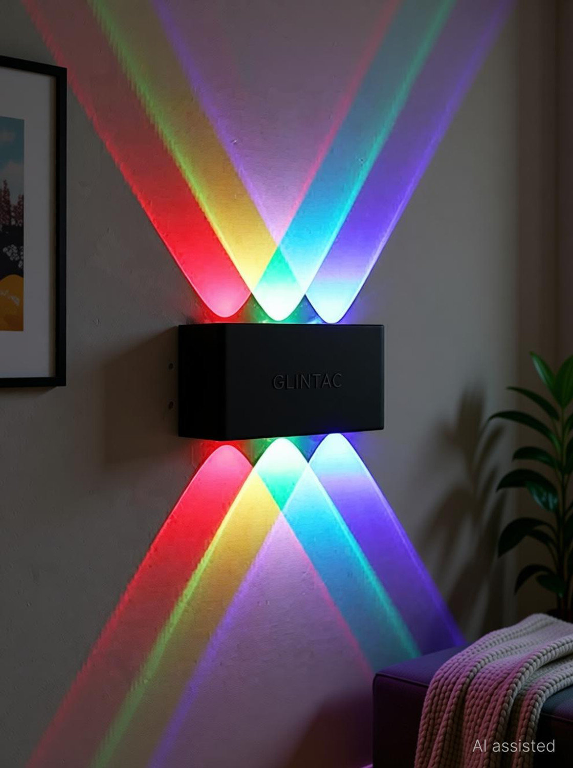 Image of Adwait Swing Arm Wall Light Wall Lamp With Bulb