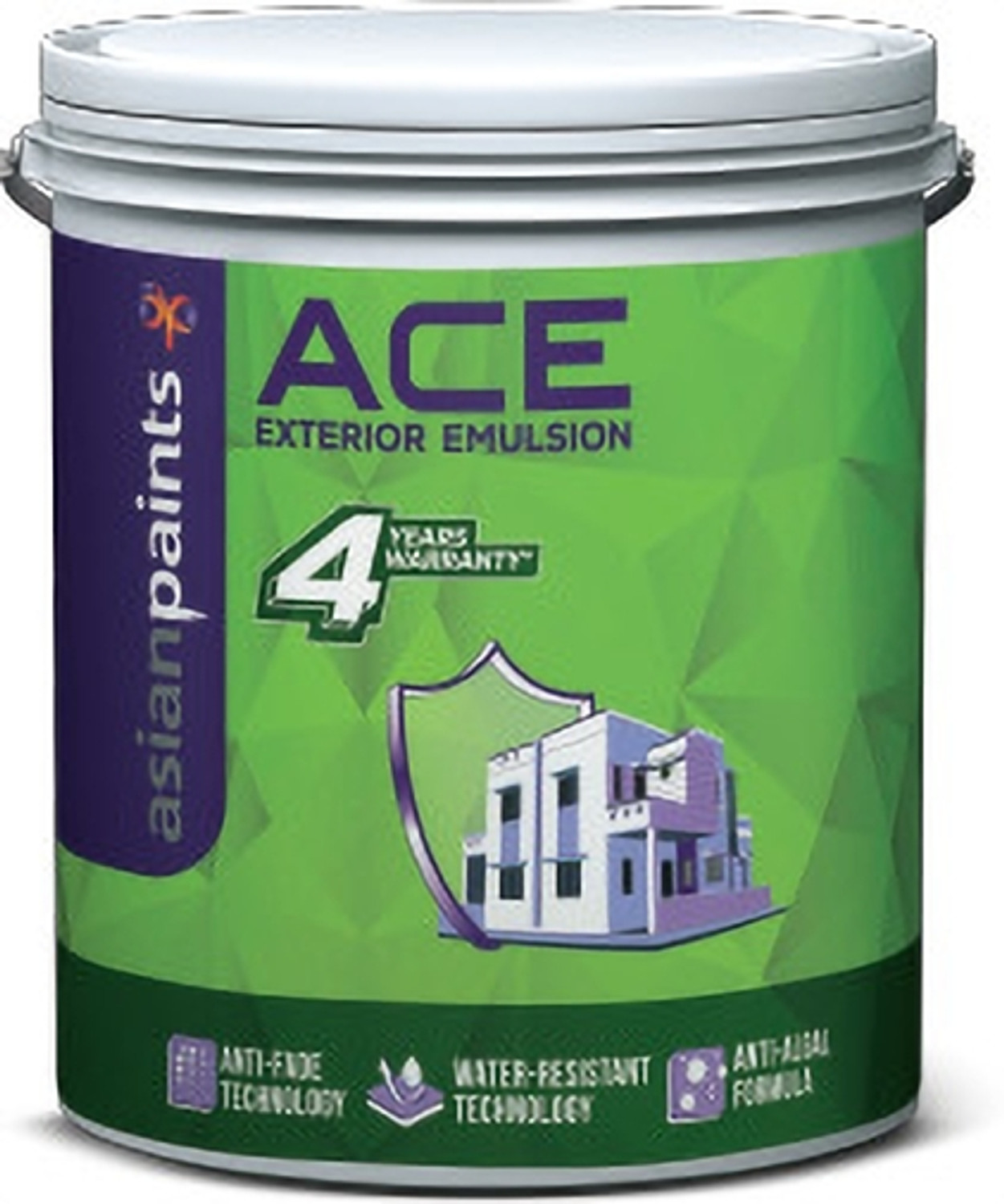 Image of Asian paint ASPAINT022 White Emulsion Wall Paint (2 L)