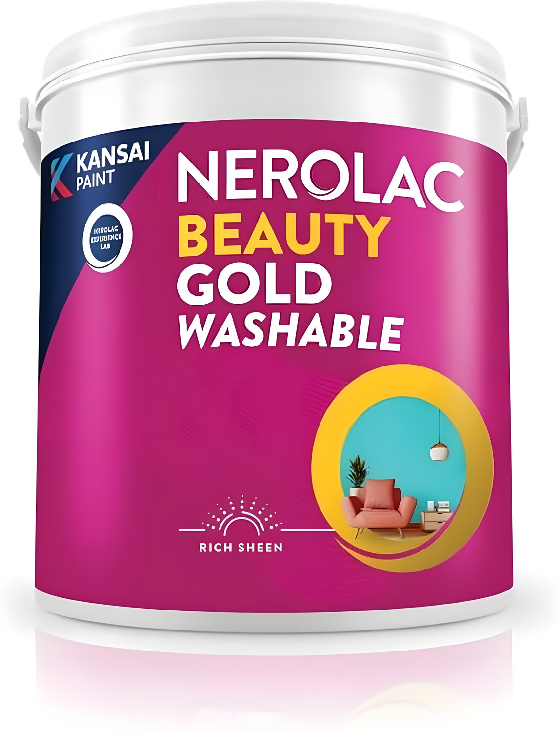 Image of Nippon Paint Quick Coat BRICK DYE Emulsion Wall Paint (10 kg)