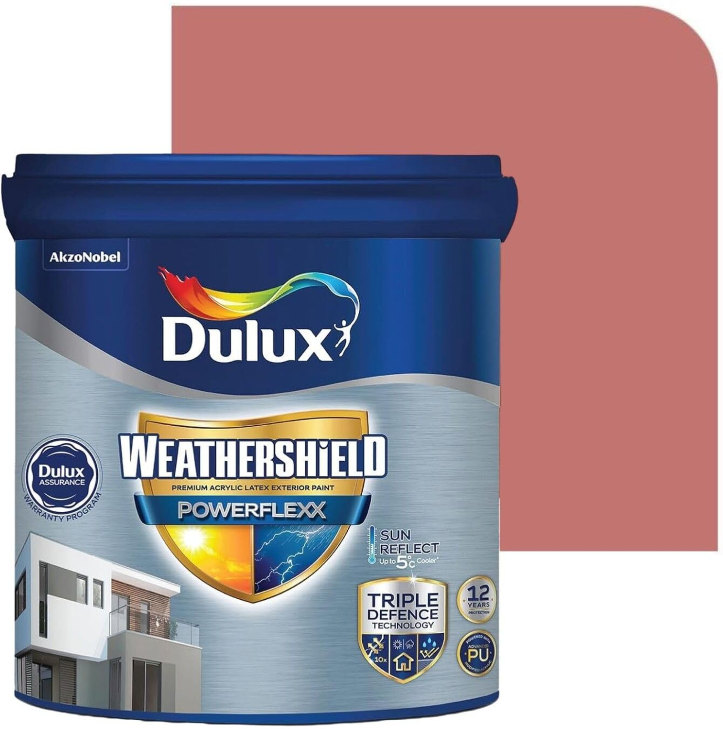 Image of Asian Paints SMARTCARE DAMP SHEATH EXTERIOR WHITE WALL PRIMER WHITE Emulsion Wall Paint (1 L)