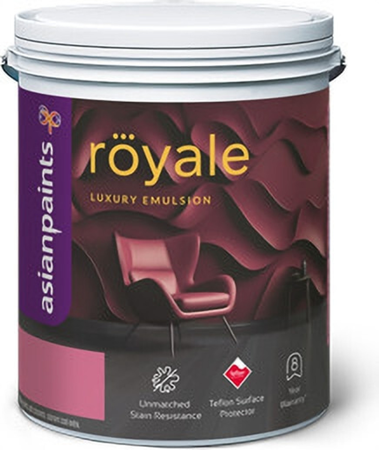 Image of Asian Paints ROYALE EMULSION WHITE Emulsion Wall Paint (4 L)