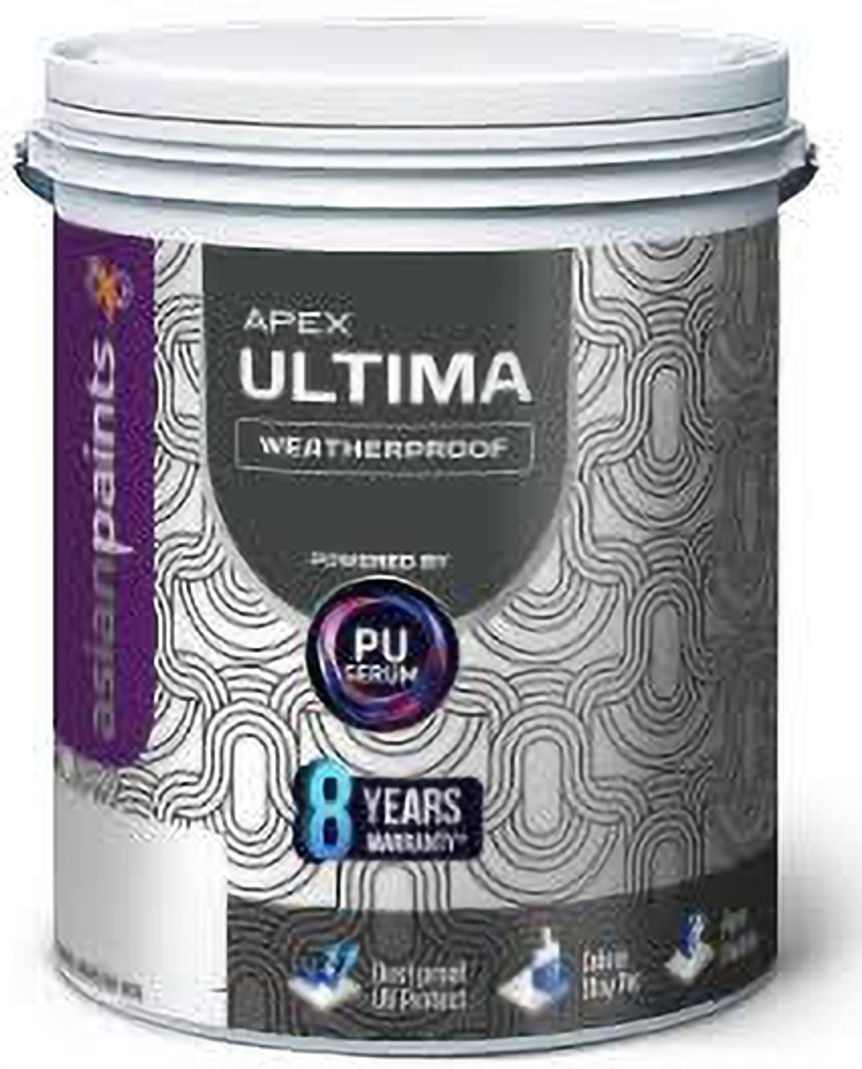 Asian Paints APEX ULTIMA POWERED BY PU SERUM 20L White Emulsion Wall Paint