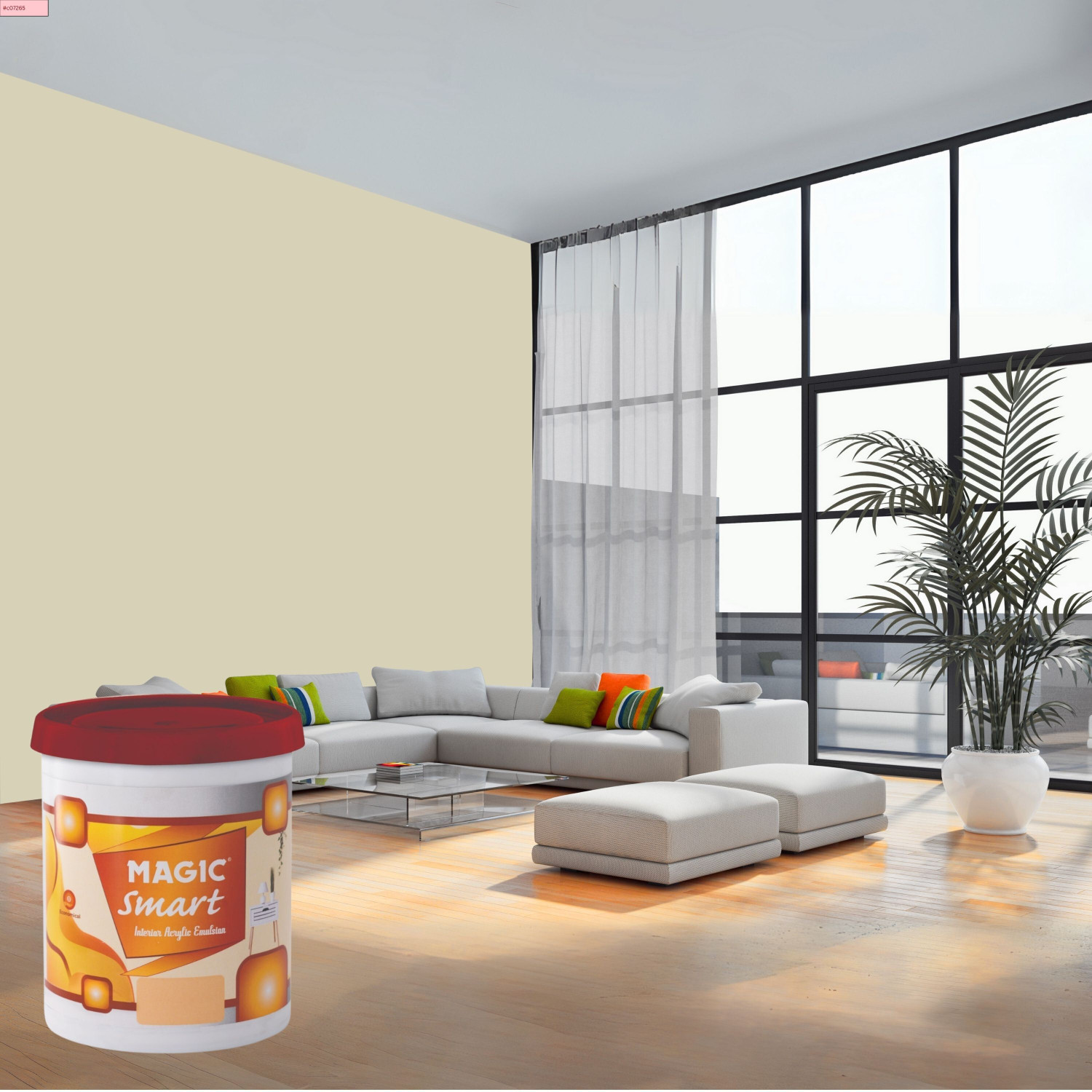 Image of Asian Paints ROYALE EMULSION WHITE Emulsion Wall Paint (4 L)