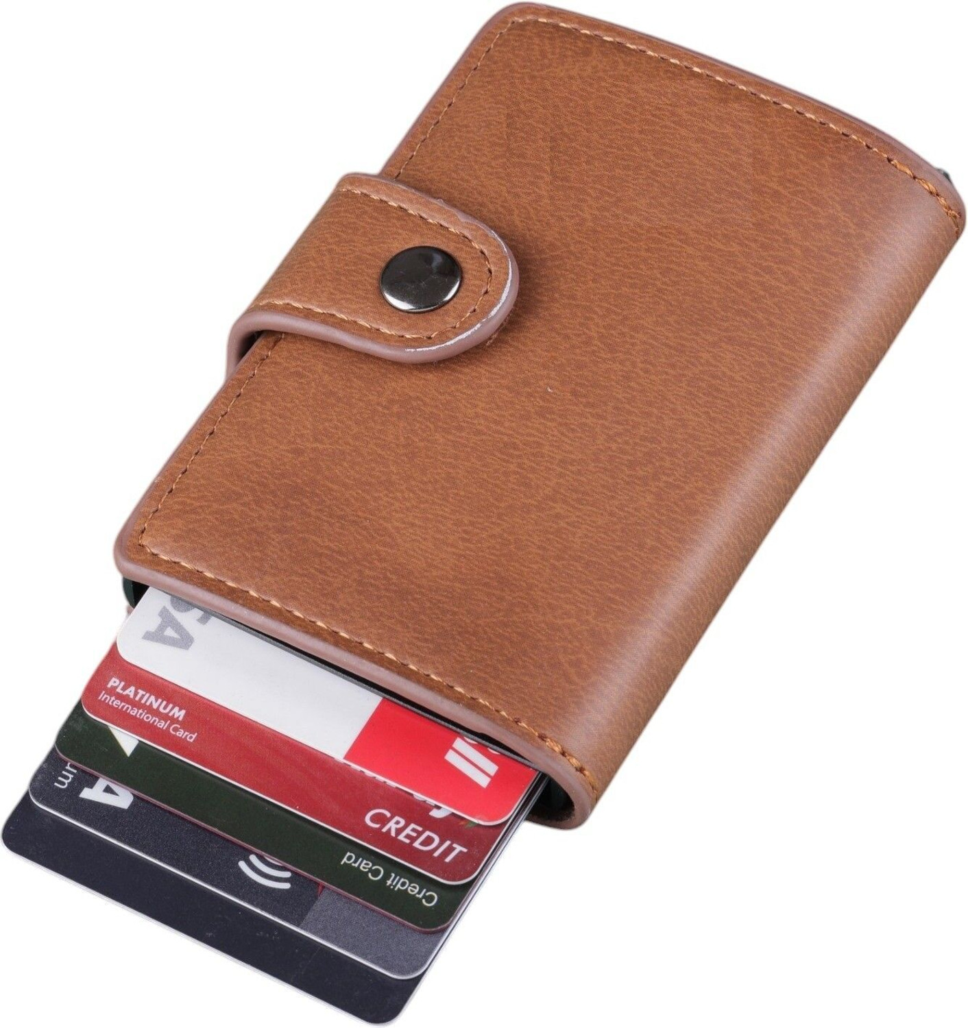 Image of KILLER Men Casual, Formal Black Artificial Leather RFID Card Holder (11 Card Slots)