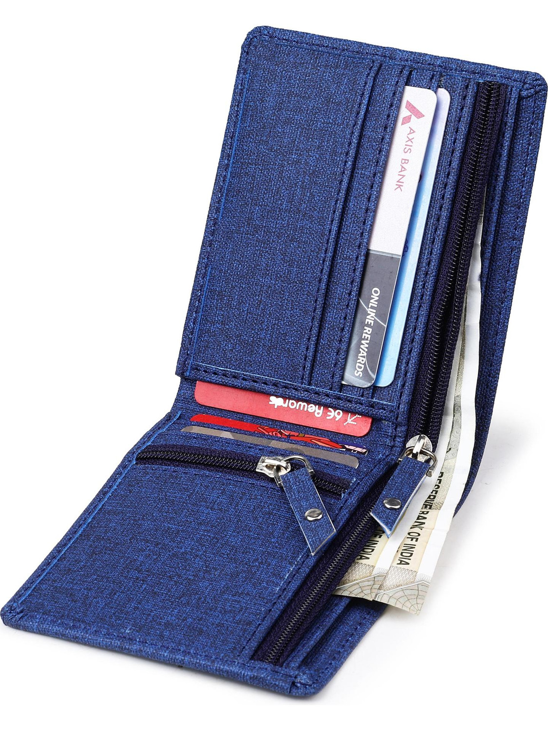 Image of WILD EDGE Boys Black Genuine Leather Wallet - Mini (6 Card Slots)