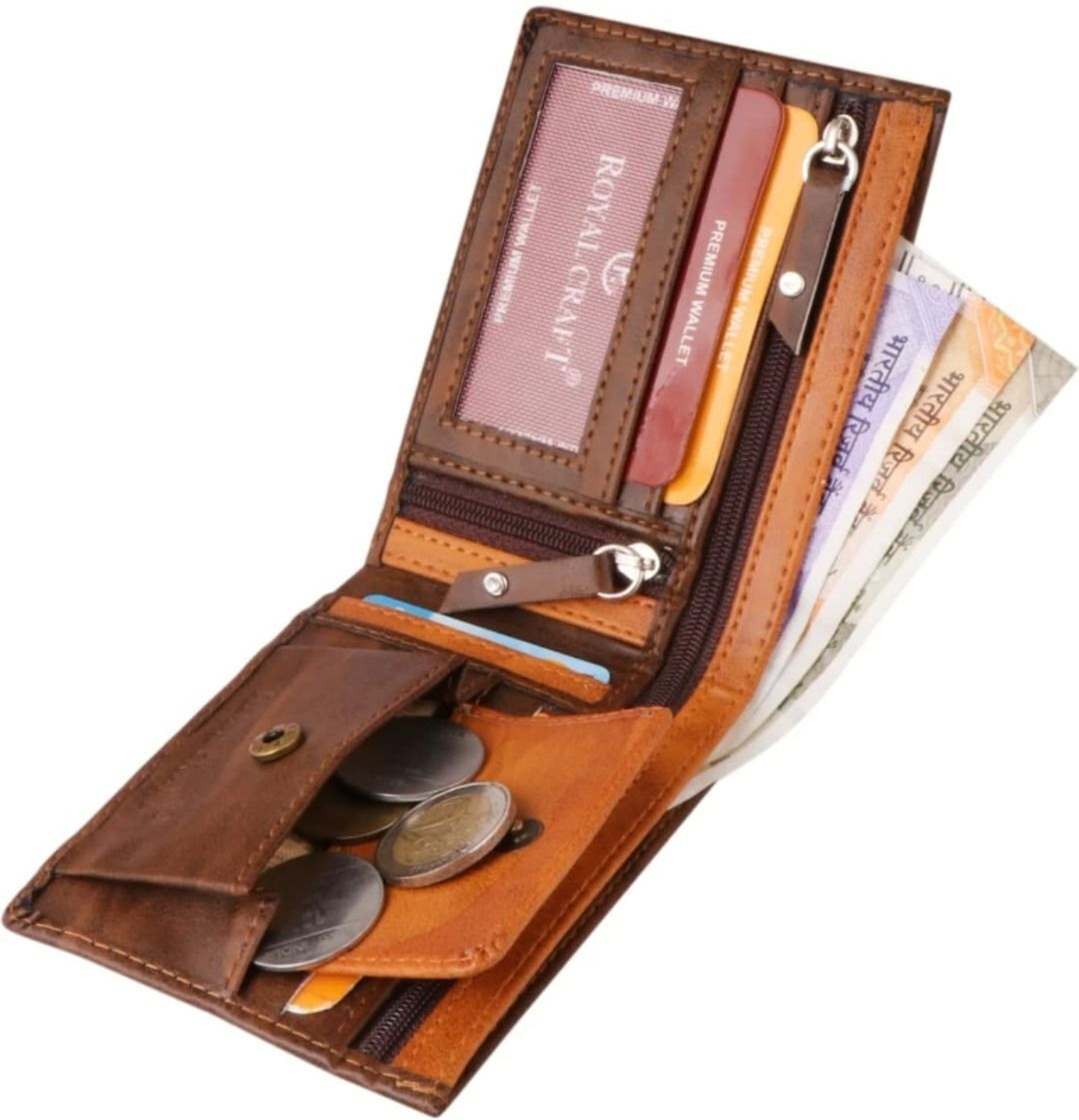 Image of KILLER Men Casual, Formal Black Artificial Leather RFID Card Holder (11 Card Slots)