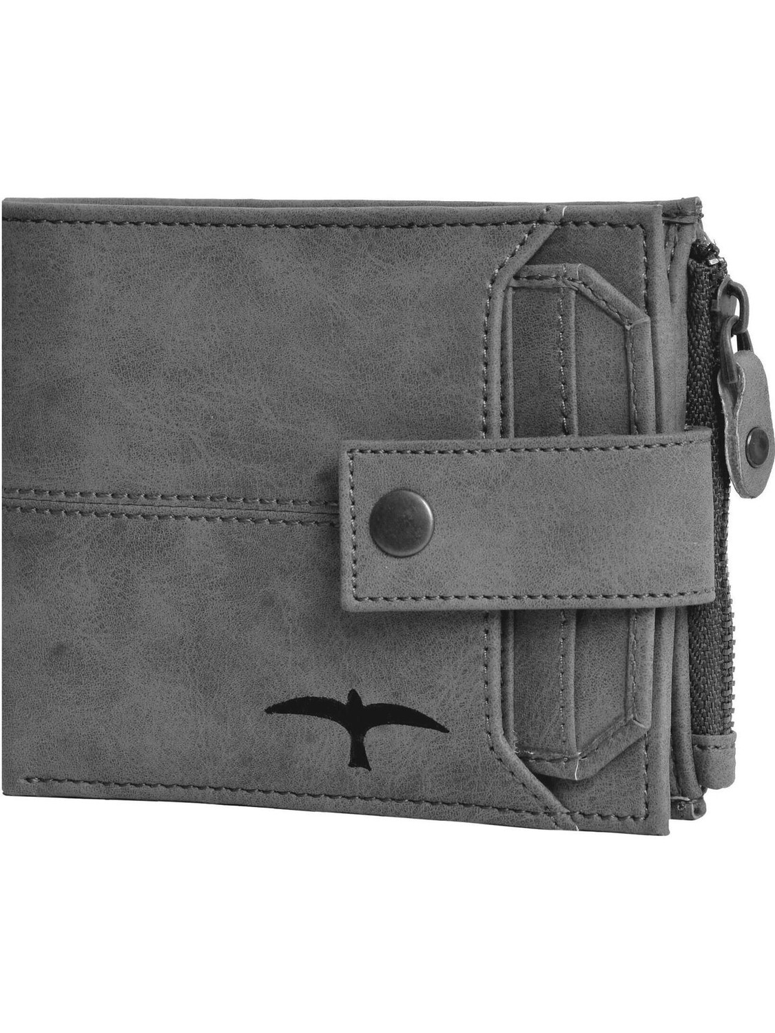 BULLFINCH Men Grey RFID Wallet - Image 1