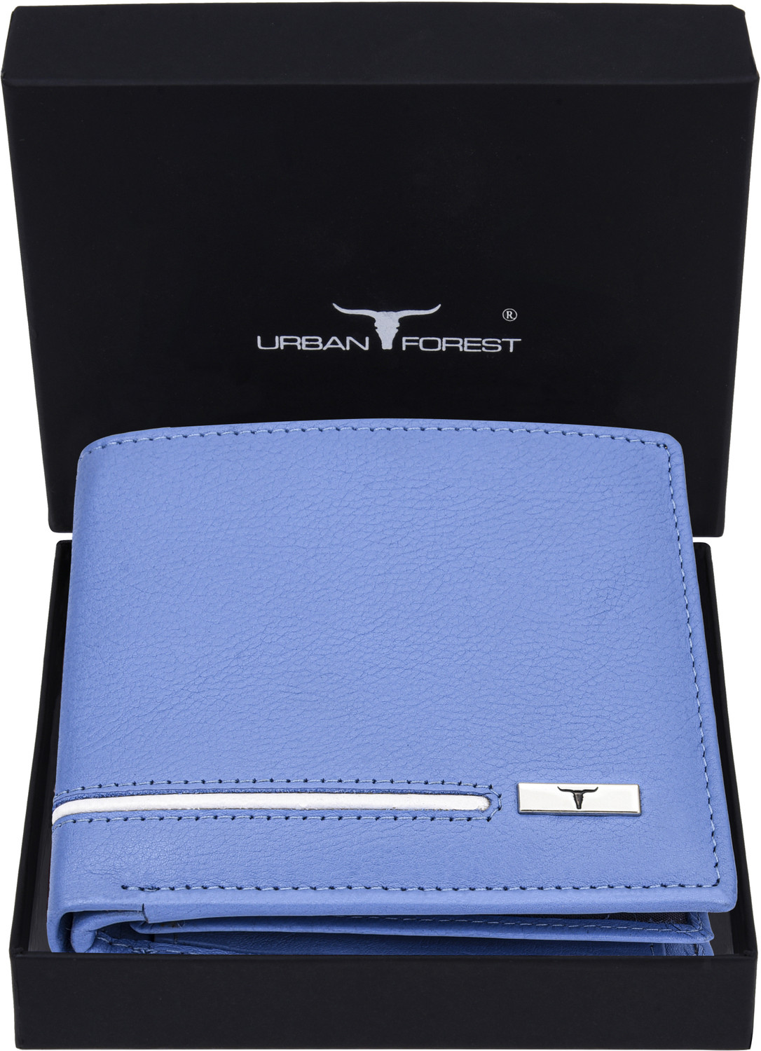 Image of Landmine Men Trendy, Formal Black Genuine Leather RFID Wallet (7 Card Slots)