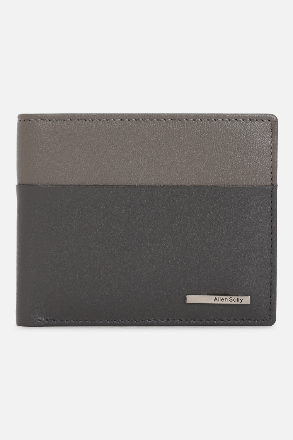 Allen Solly Men Grey Leather Wallet - Image 1