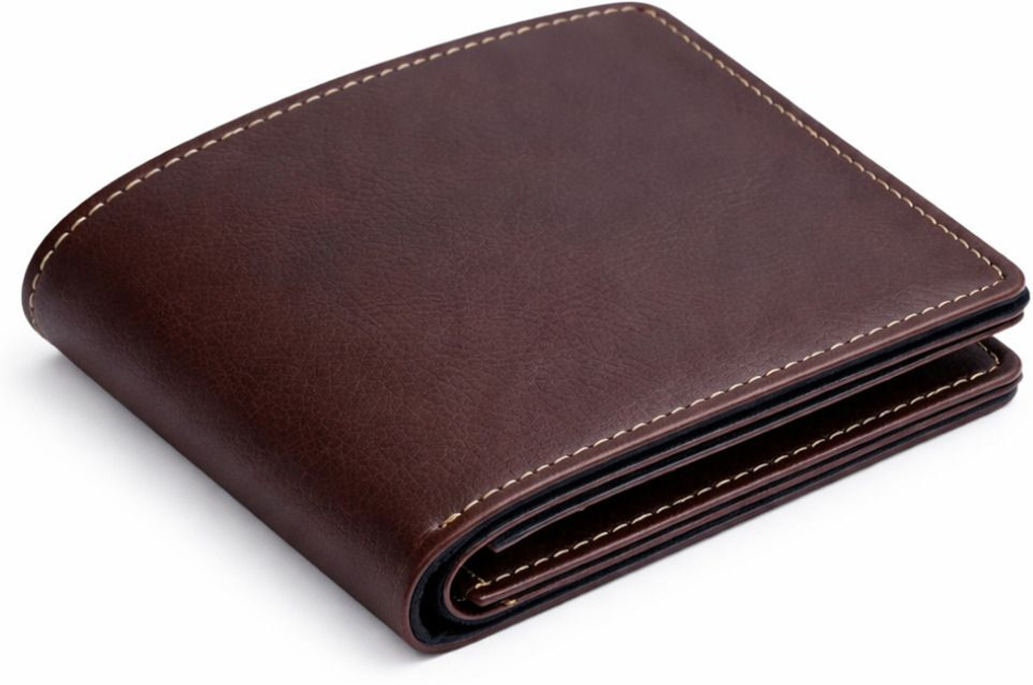 Image of Landmine Men Trendy, Formal Black Genuine Leather RFID Wallet (7 Card Slots)