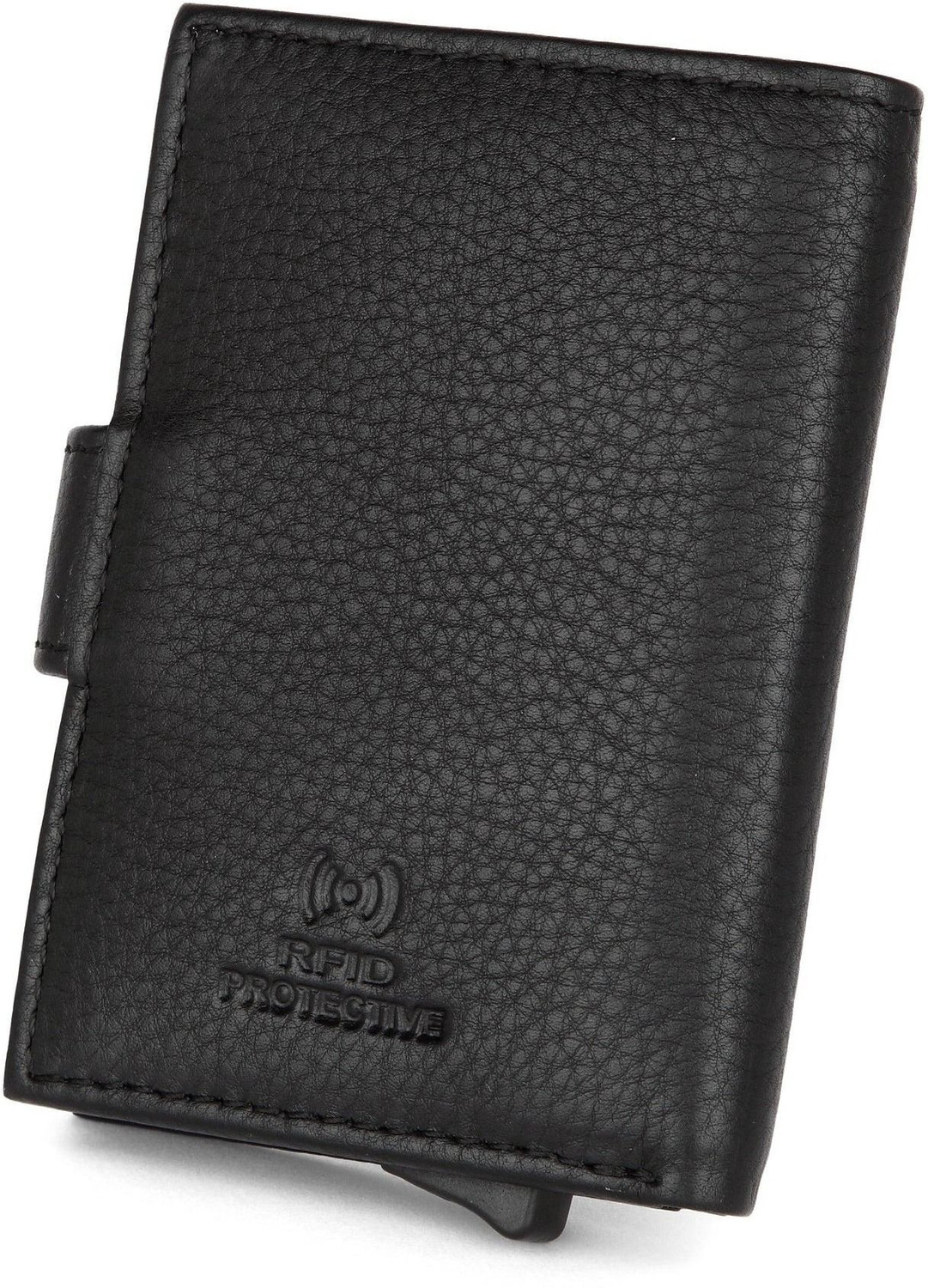 Image of KILLER Men Casual, Formal Black Artificial Leather RFID Card Holder (11 Card Slots)