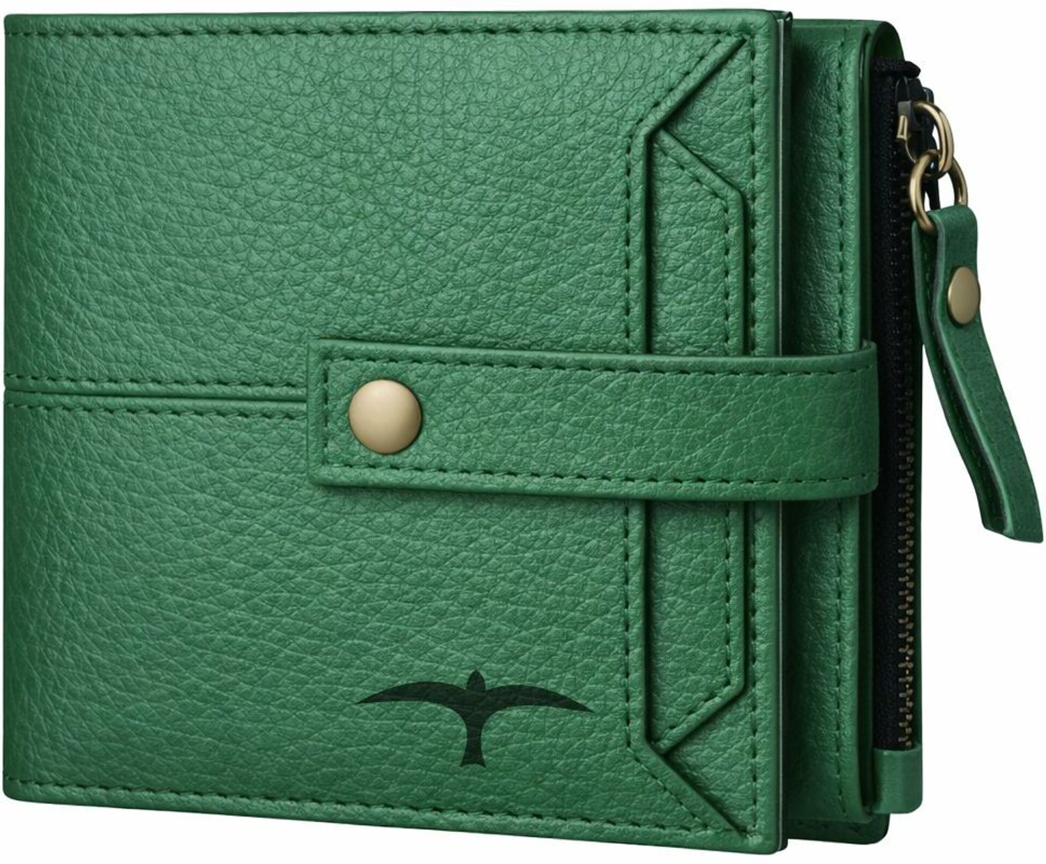 Image of Landmine Men Trendy, Formal Black Genuine Leather RFID Wallet (7 Card Slots)