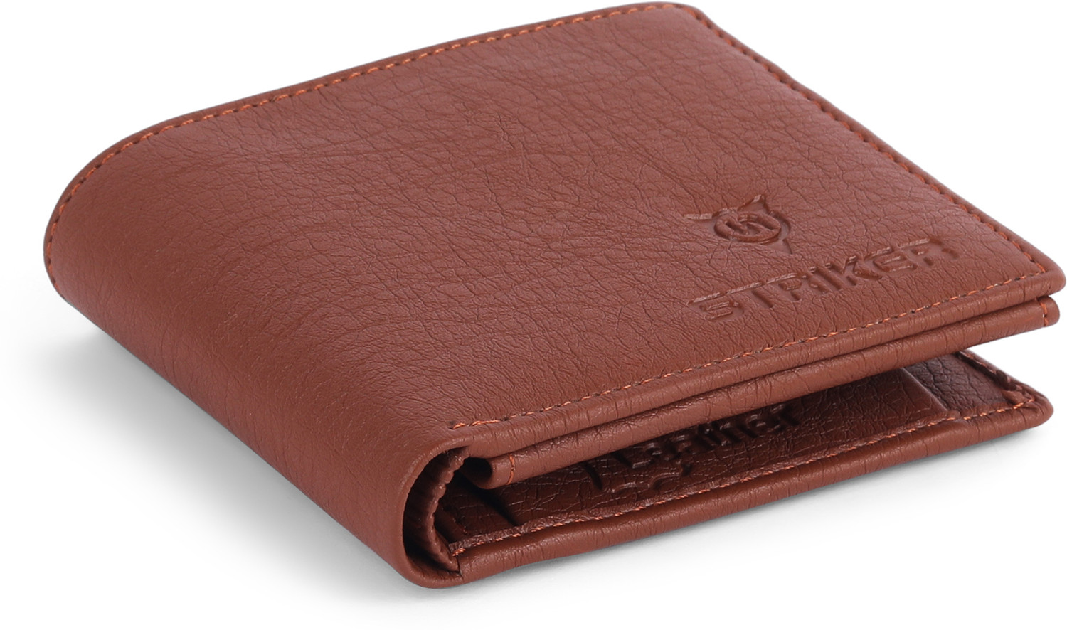 Image of BeUnick Men Casual, Trendy Tan Artificial Leather Wallet (11 Card Slots)