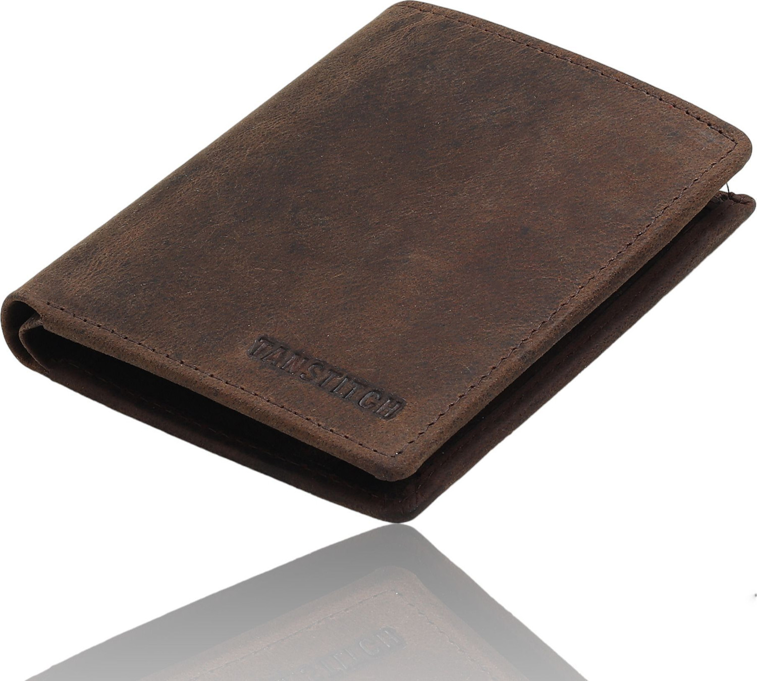TANSTITCH Men Brown Leather Wallet - Image 5