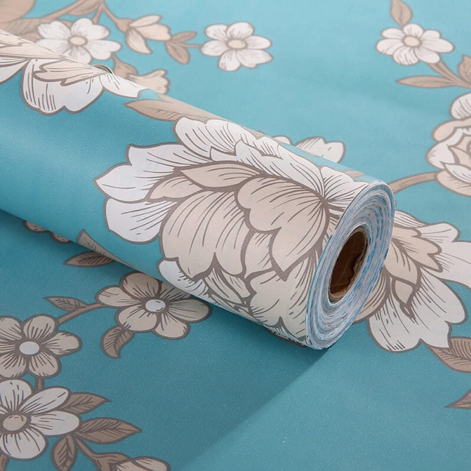 Image of WallBerry 500 cm x 40 cm Waterproof Abstract Vinyl Wallpaper (Multicolor, Pack of 2)