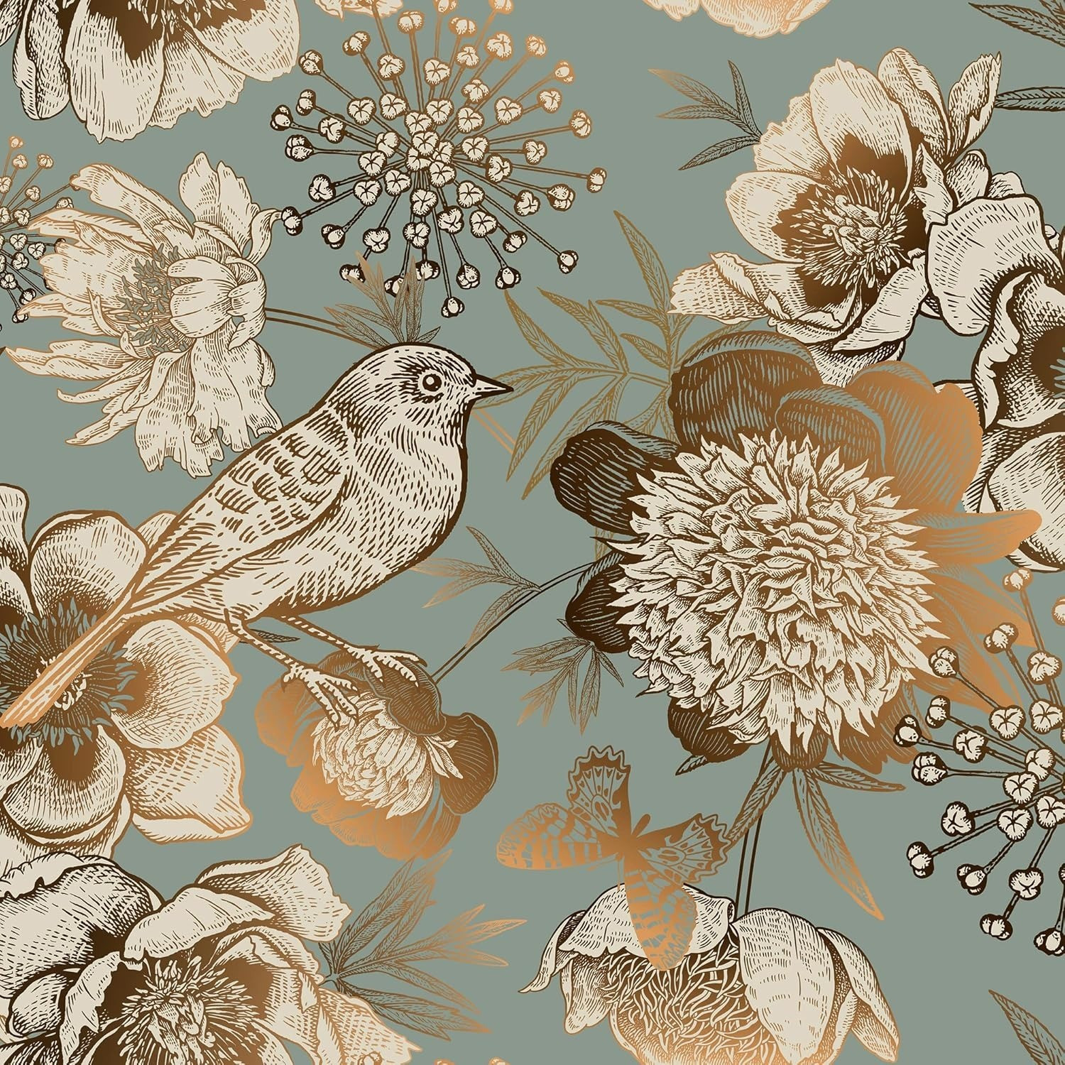 Image of FOKRIM 300 cm x 45 cm Waterproof Decorative Vinyl Wallpaper (Maroon)