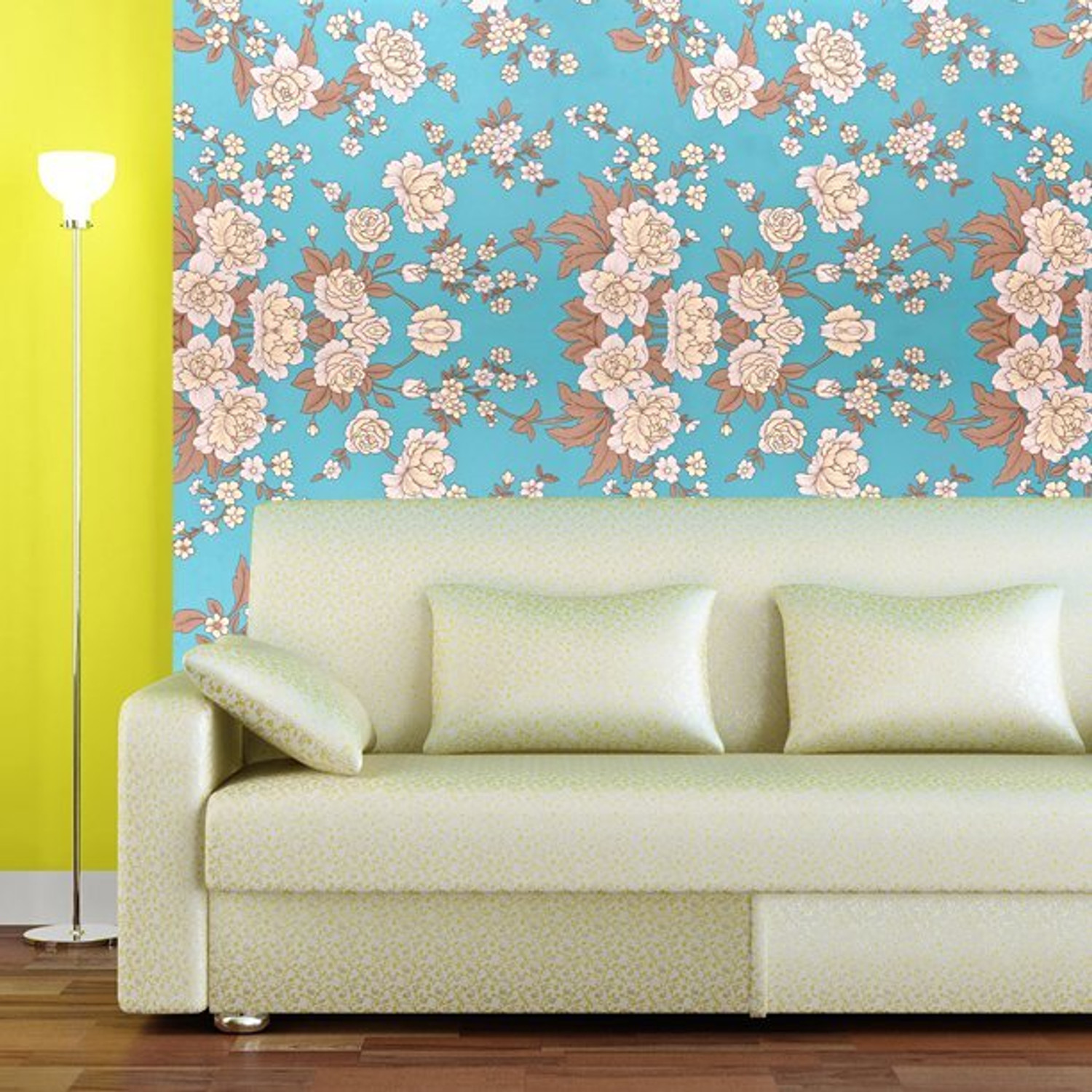 Image of WallBerry 500 cm x 40 cm Waterproof Abstract Vinyl Wallpaper (Multicolor, Pack of 2)
