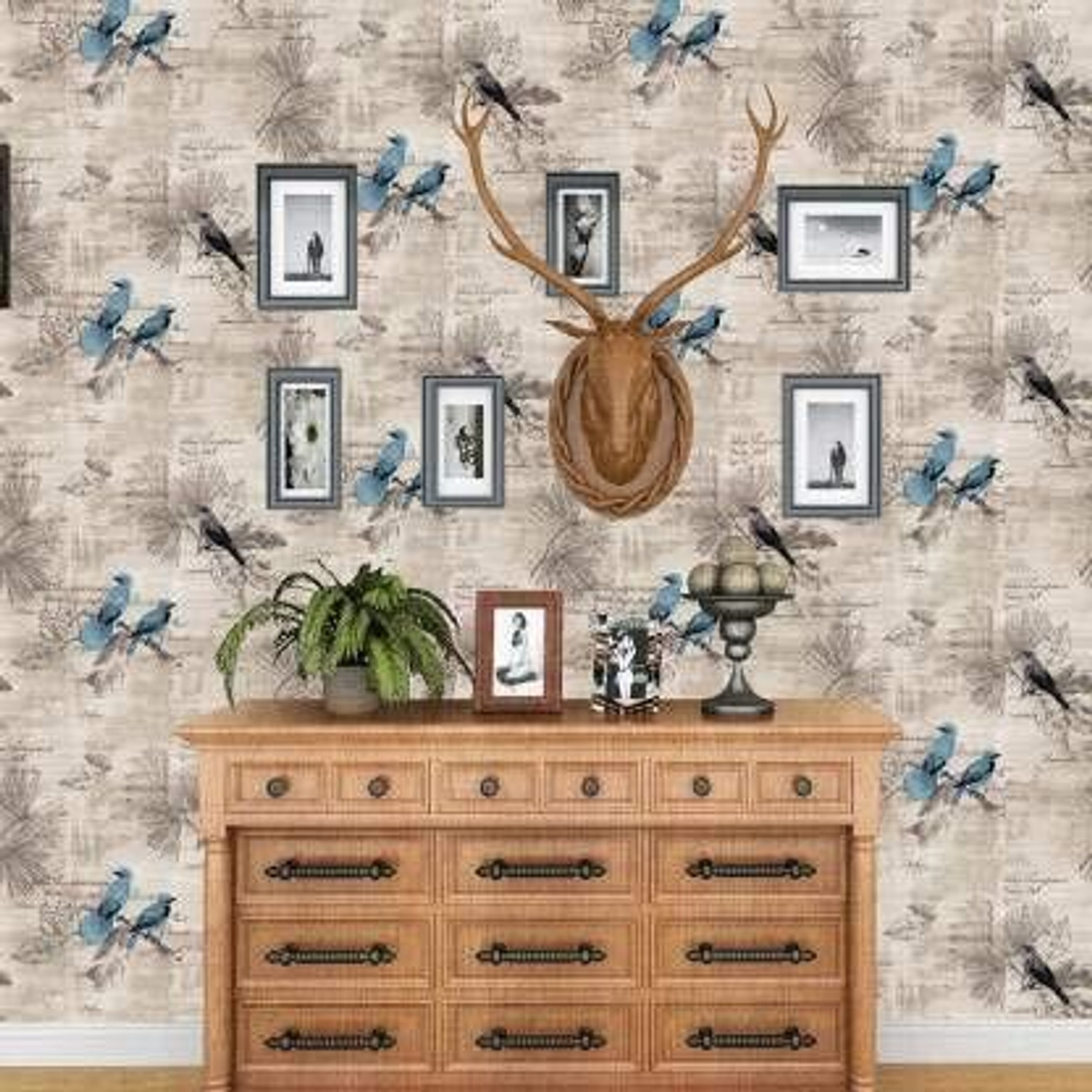 Image of FOKRIM 100 cm x 45 cm Waterproof Decorative Vinyl Wallpaper (Multicolor)