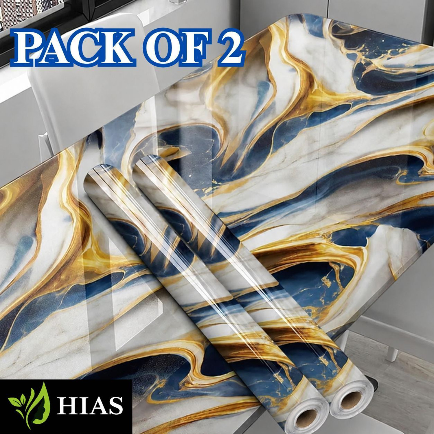 Image of hias 60 cm x 200 cm Waterproof Decorative Foils Wallpaper (Multicolor, Pack of 2)