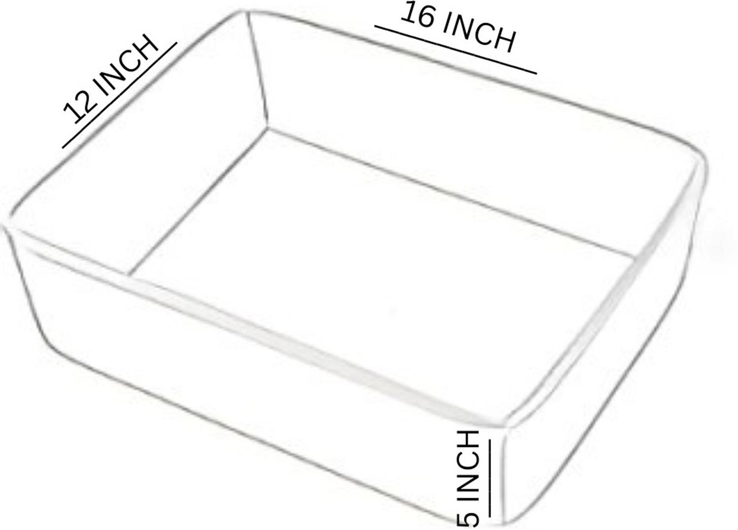 Image of Moro {ANTILA 234} Ceramic Table Top Wash Basin 12x16 Inch Rectangular Countertop Sink for Bathroom Table Top Basin (WHITE-BLACK)