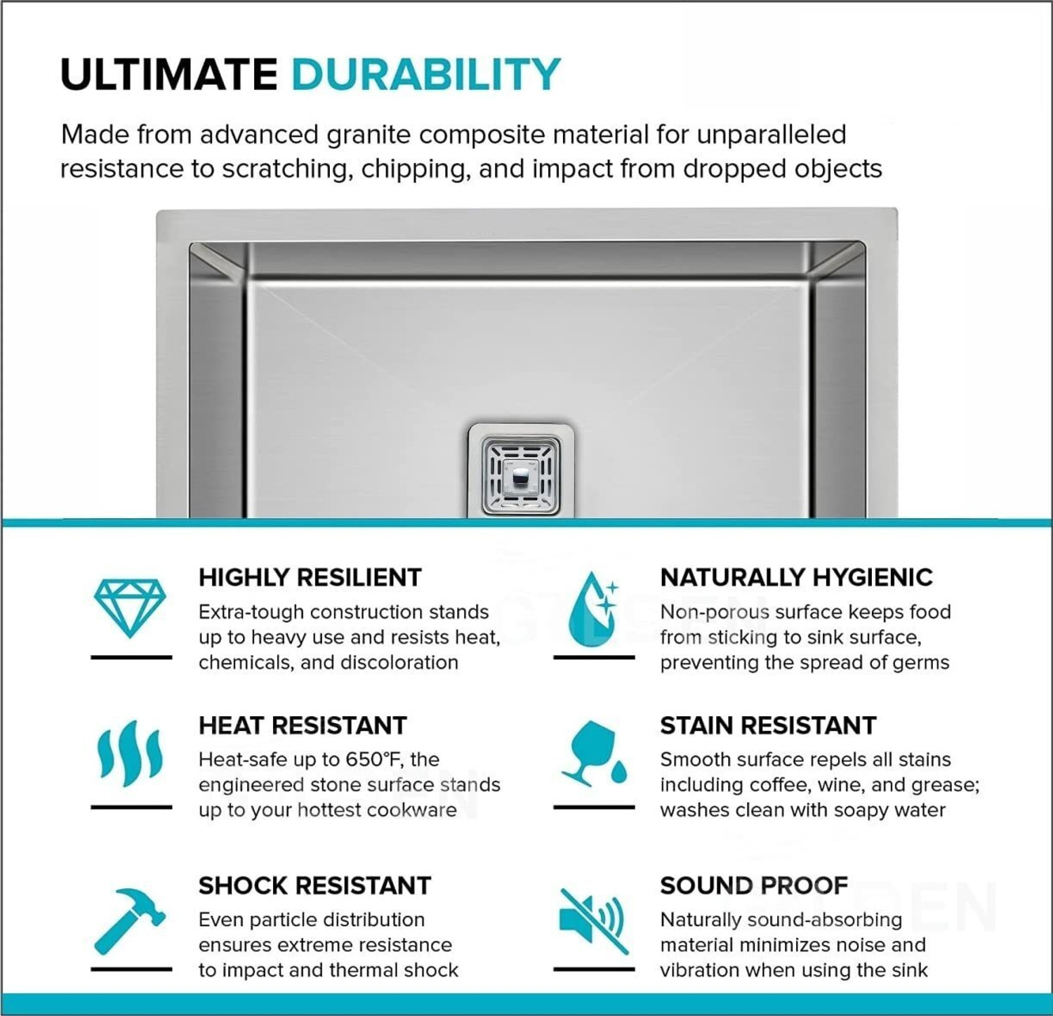 Image of Flipkart SmartBuy HANDMADE KITCHEN SINK 24 inch X 18 inch X 10 inch INCH SINGLE BOWL SOUND-PROOF MATT FINISH Premium Quality Silver MG 12 Vessel Sink (Silver)