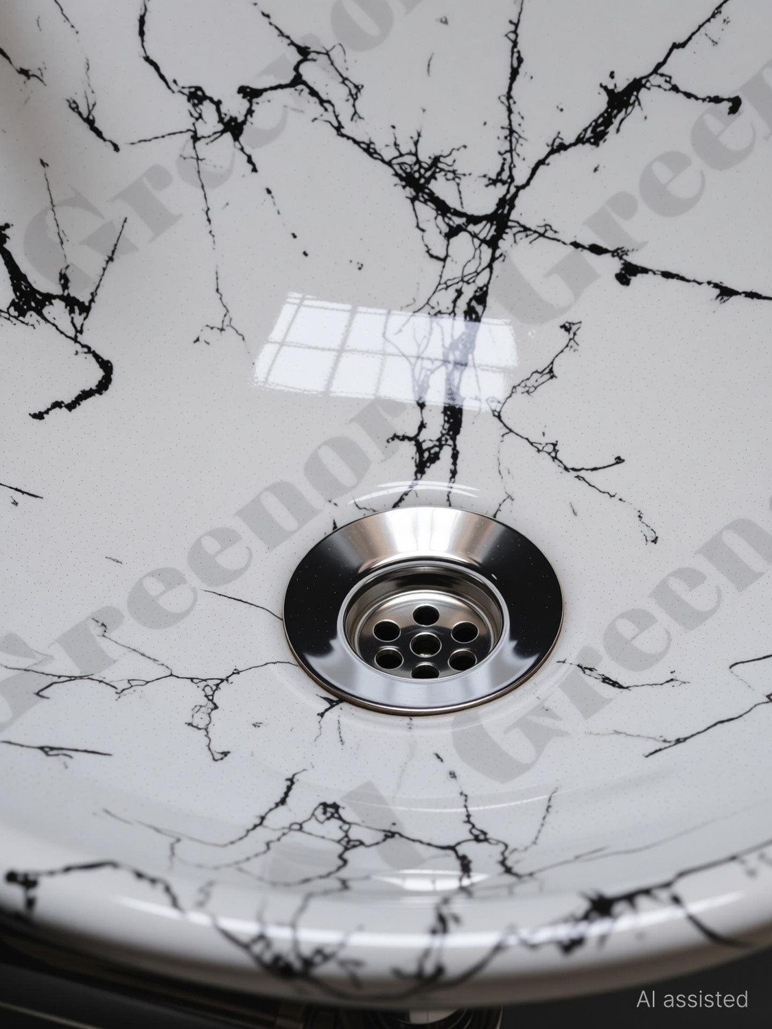 Image of Greenord imported designer small corner hand wash basin (14 inchX14 inchX4.5 inch Inch) wall hung 96 Corner Basin (Multicolor)