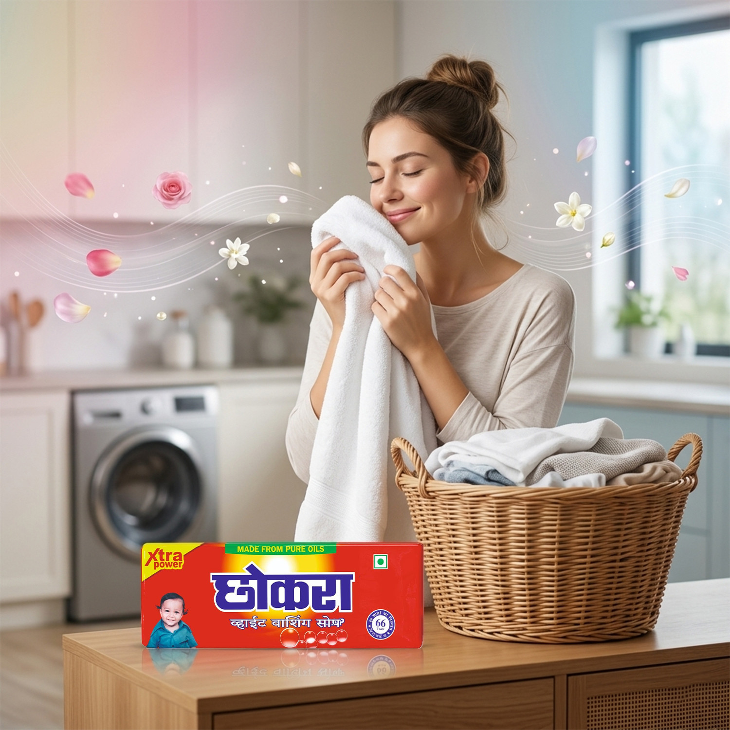 Image of Ghadi Detergent cake & Detergent Bar (1250 g, Pack of 5)