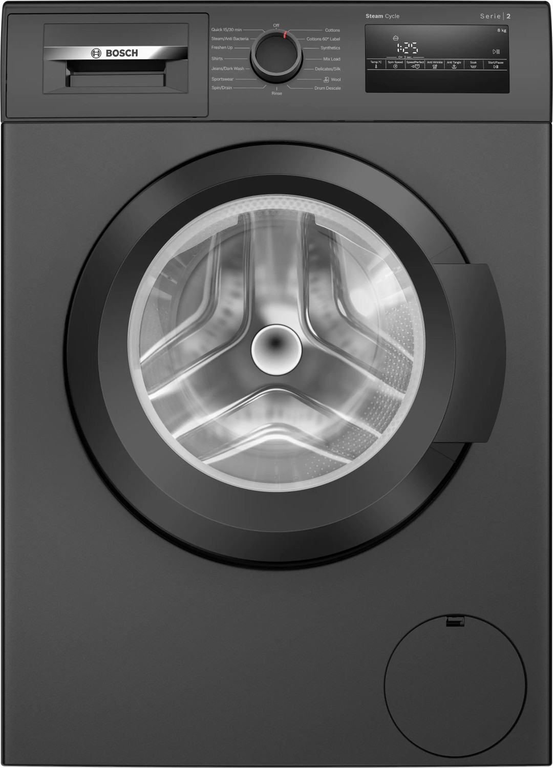 BOSCH 8 kg Fully Automatic Front Load Washing Machine Blue