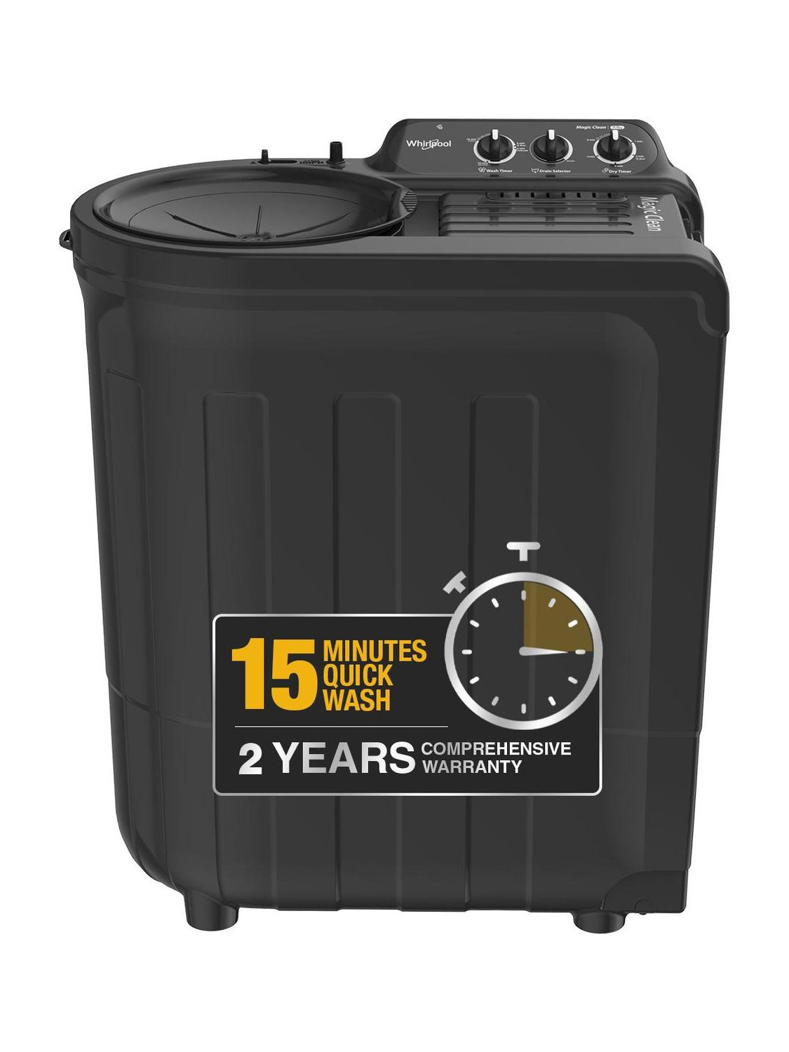 Whirlpool 7 kg 5 Star with Ace Wash Station, 1400 RPM Speed and Rust Proof Semi Automatic Top Load Washing Machine Grey Price in India - Buy Whirlpool 7 kg 5 Star with Ace Wash Station, 1400 RPM Speed and Rust Proof Semi Automatic Top Load Washing Machine Grey online at Flipkart.com