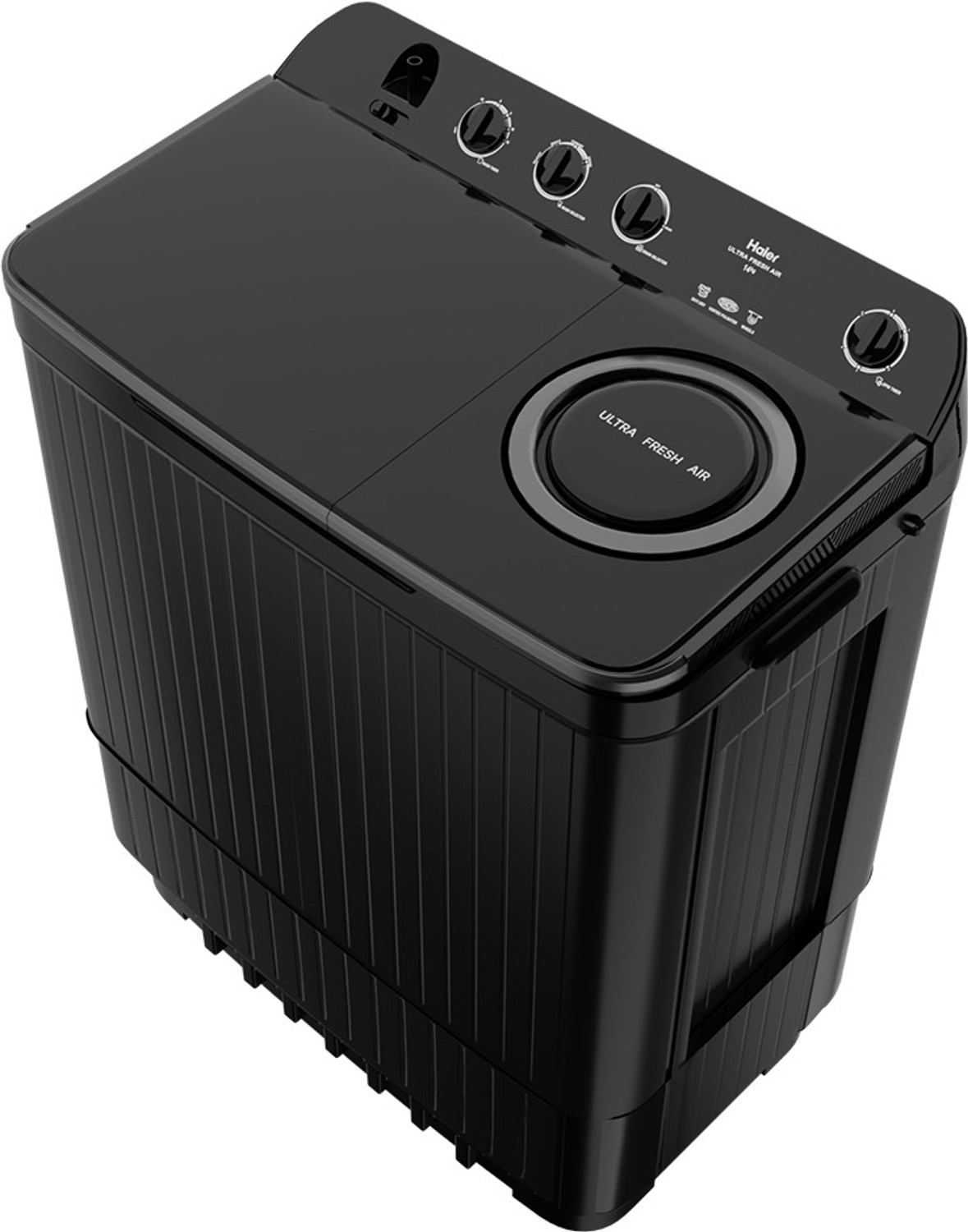 Image of Haier 14 kg Semi Automatic Top Load Black (HTW140-196BK)