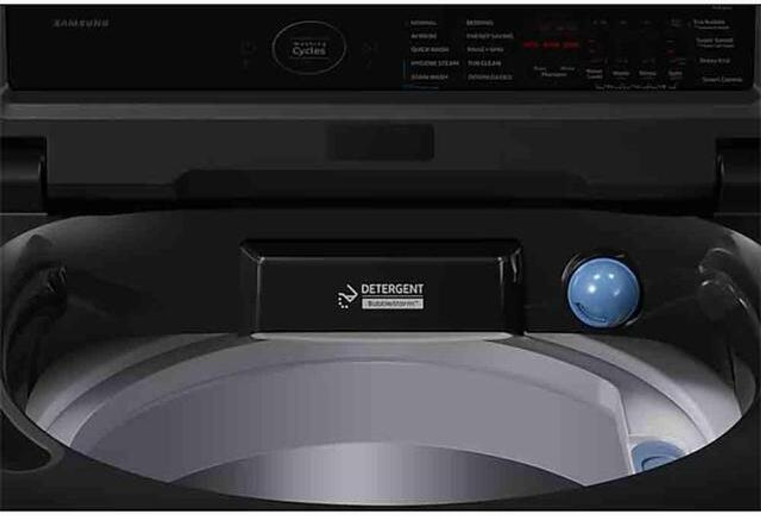 Image of Samsung 10 Kg Fully Automatic Top Load with In-built Heater Black (WA80F10B3BTL)