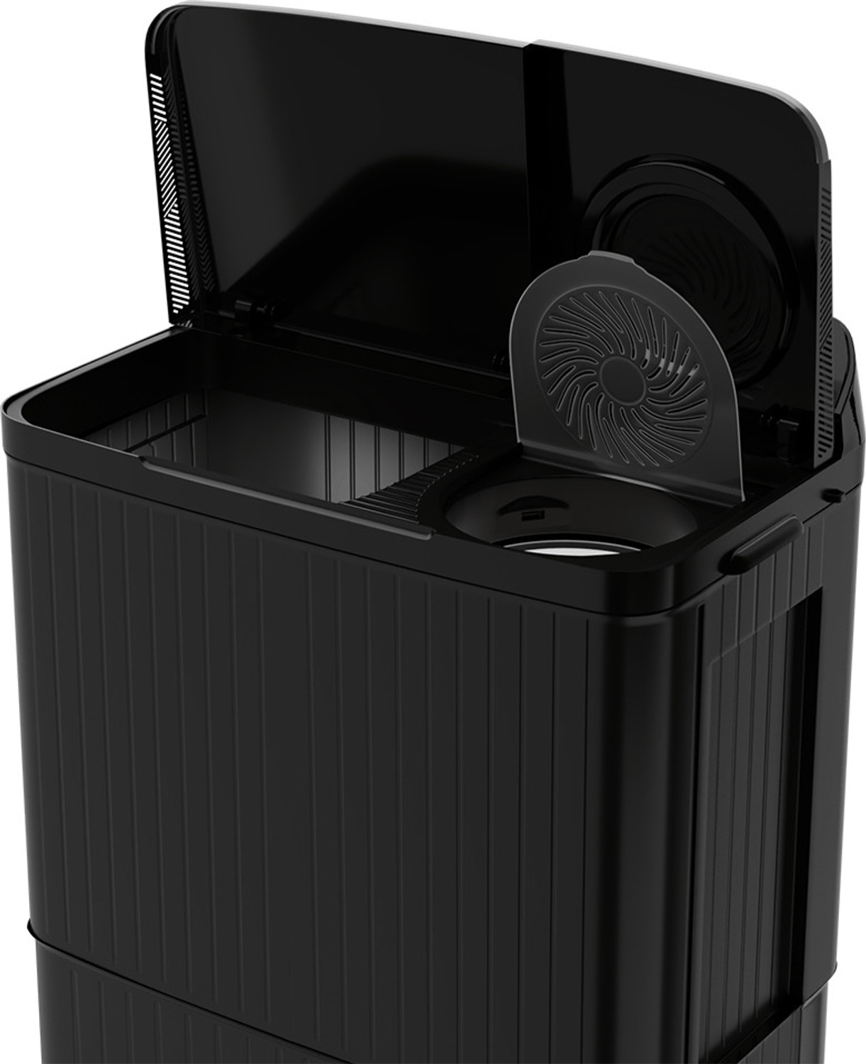 Image of Haier 14 kg Semi Automatic Top Load Black (HTW140-196BK)