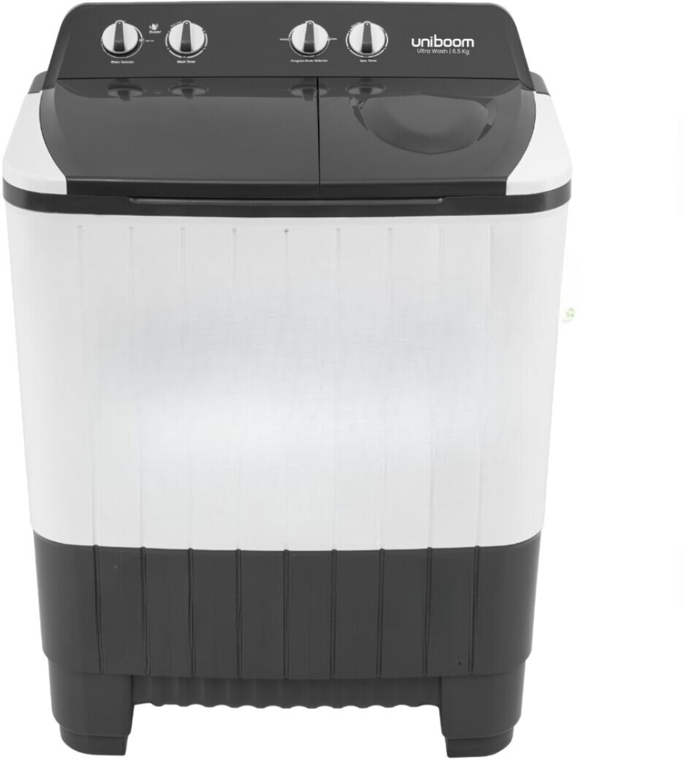 Image of Uniboom 6.5 kg Semi Automatic Top Load Grey, White (UBSA-65VR-WG)