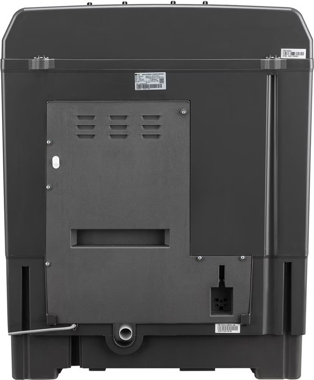 Image of LG 8 kg Semi Automatic Top Load Black (P8015SKAZ)
