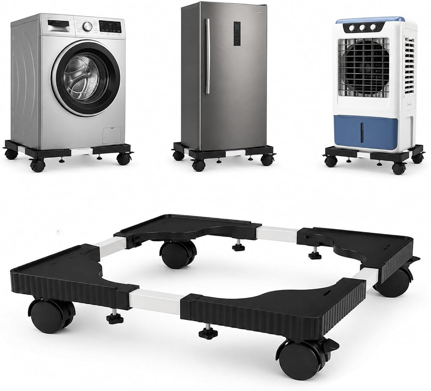Image of GOLAJI Washing Machine, Refrigerator, Air Cooler, Water Cooler Material Plastic (70 cm x 70 cm)