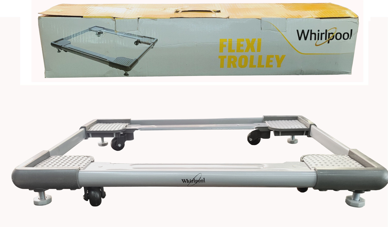 Image of Whirlpool Washing Machine Front Loading Trolley Material Iron, Plastic (65 cm x 60 cm)