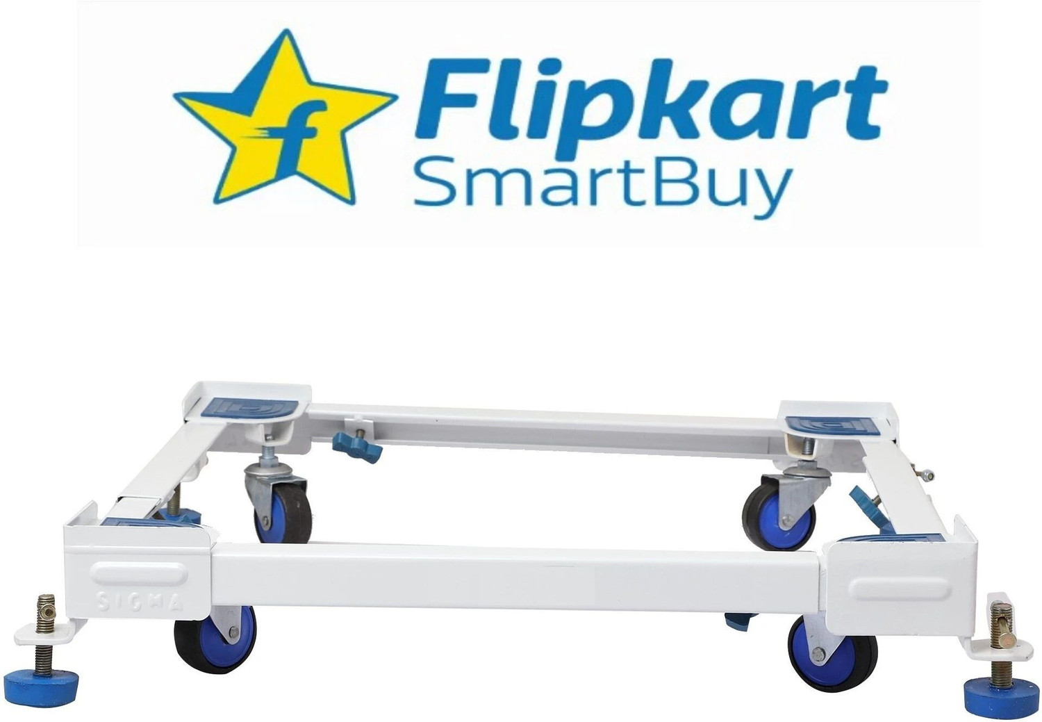 Flipkart SmartBuy Water Cooler, Air Cooler, Washing Machine Top Load, Front Load Heavy Duty Trolley Stand Material Iron