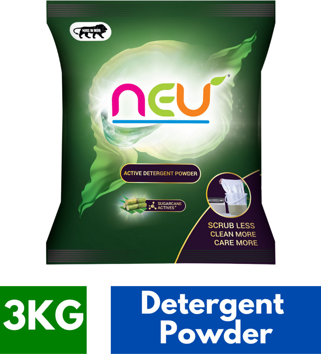 Image of Rin Active Detergent Detergent Powder (5000 g)