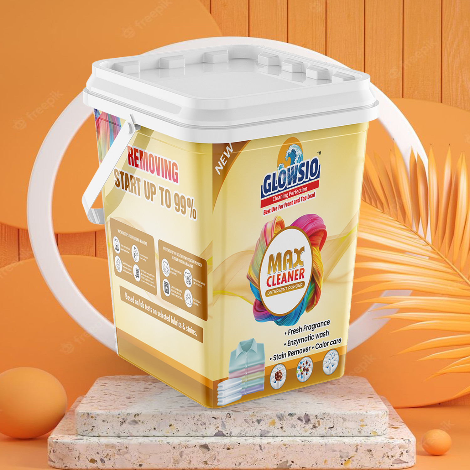 GLOWSIO NEW MAX CLEANER Detergent Powder 4KG - Image 5