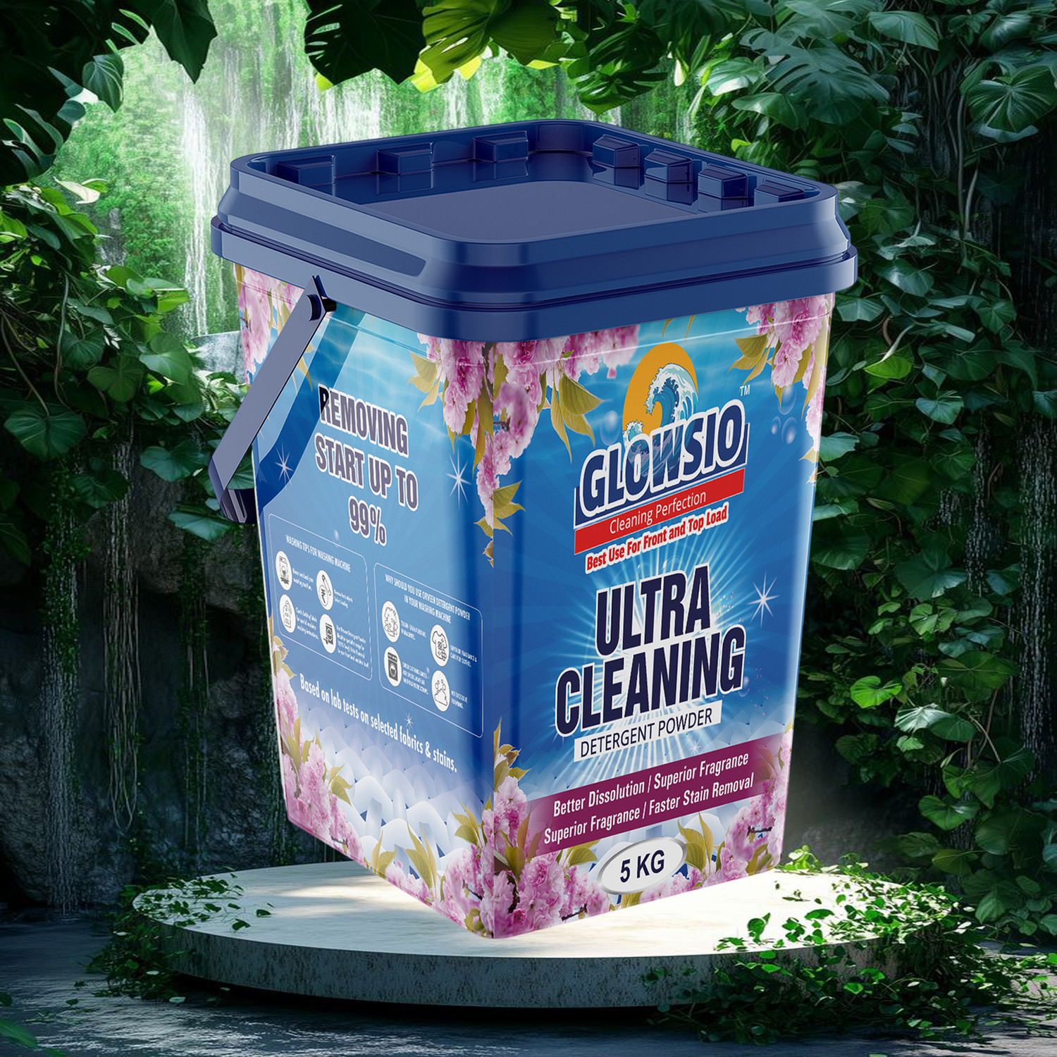 Image of Ariel Front Load - 4Kg + 2Kg Free | Powerful Stain Removal in 1 wash Detergent Powder (Fresh) (4 kg)