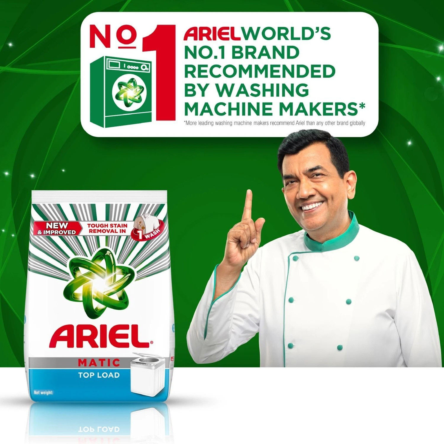 Image of Ariel Bright Care Laundry Powder Detergent Powder (6 kg)