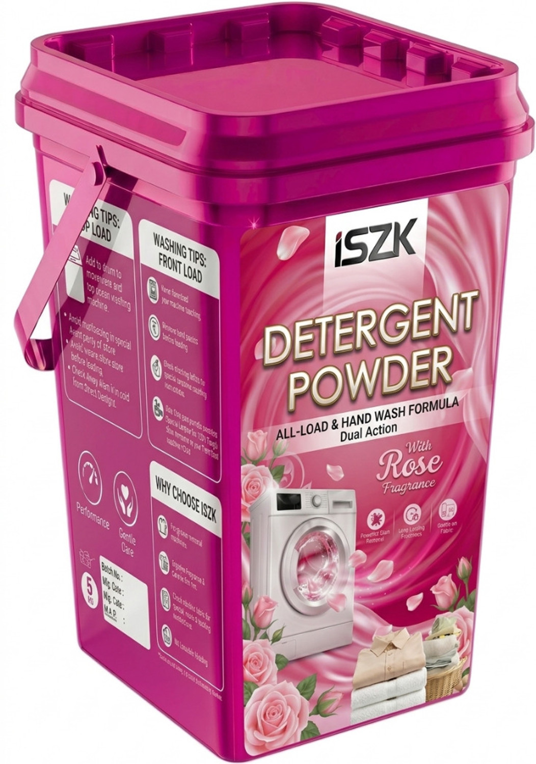 Image of IGREJA Bright Like New Front /Top Load Cleaning Expert Blue Detergent Powder 5 kg Detergent Powder (Fresh) (10 kg)