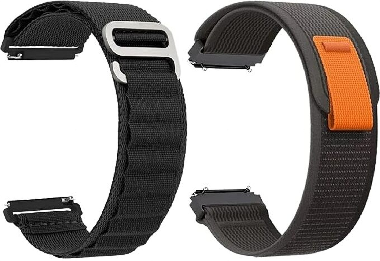 Image of CHG Soft Silicone Strap Compatible with Ambrane Wise Eon Pro 20 mm Silicone Watch Strap (Black)