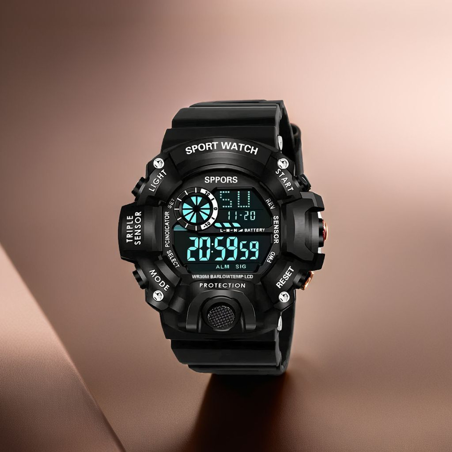 Image of MVS Digital Kid's watch| Date & Month Display Digital Watch - For Boys & Girls LED Digital Watch