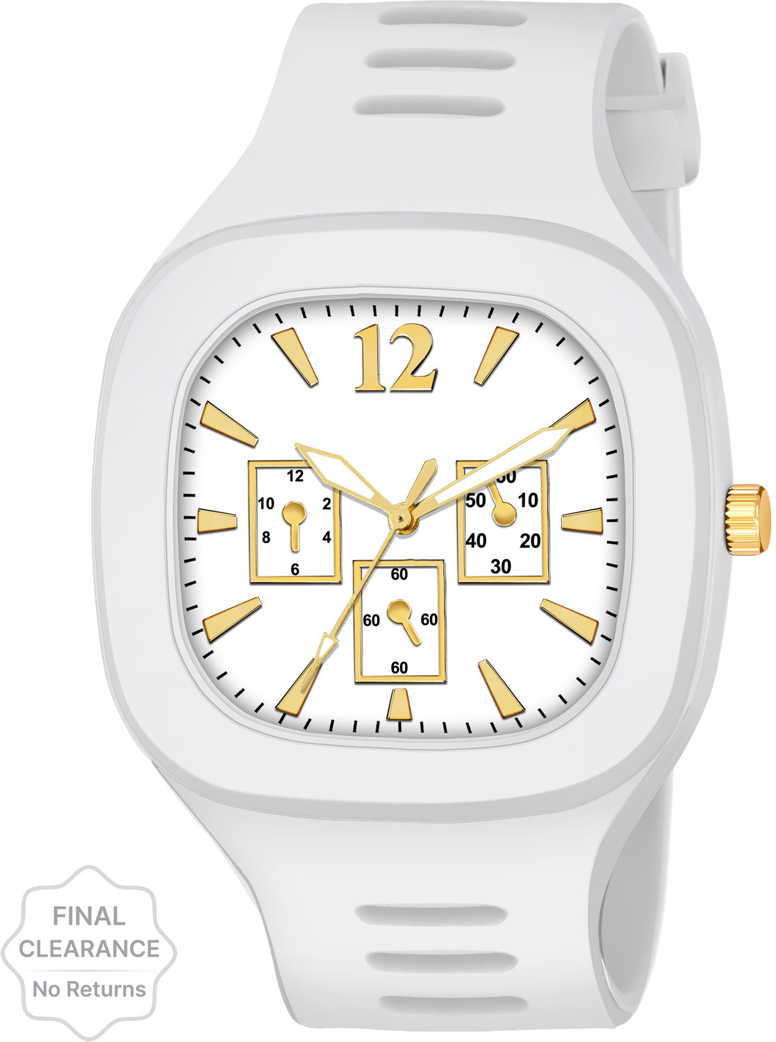 hala An Analog Watch With Square LED Analog-Digital Watch – For Boys & Girls