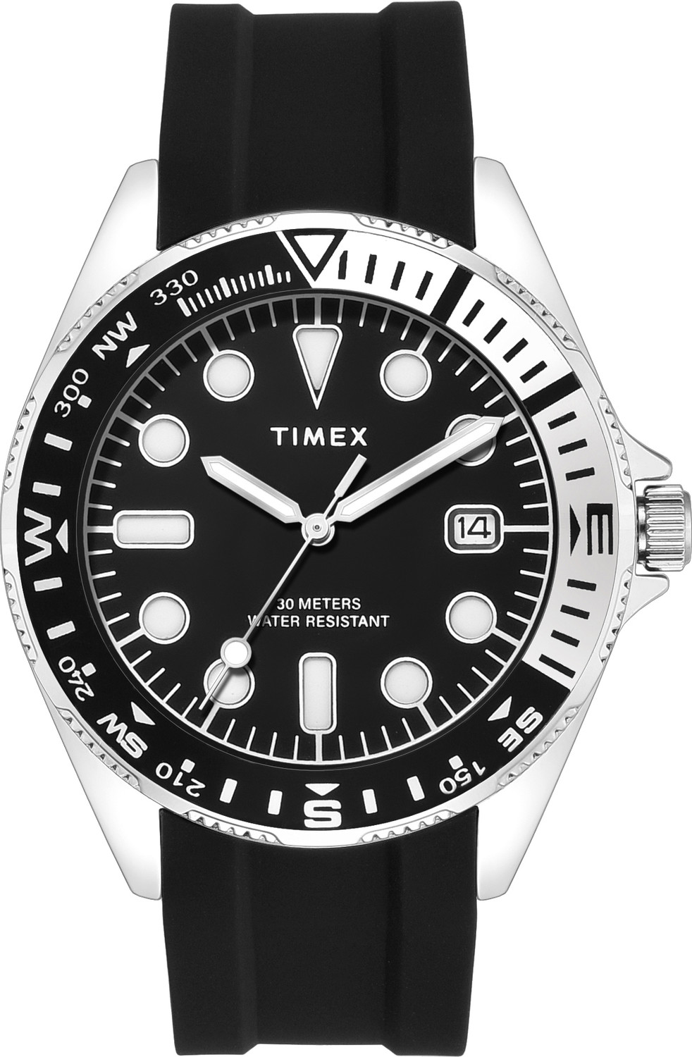 TIMEX Date Black Dial Analog Watch - Men - Image 1